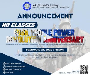 Read more about the article NO CLASS| Proclamation No. 167