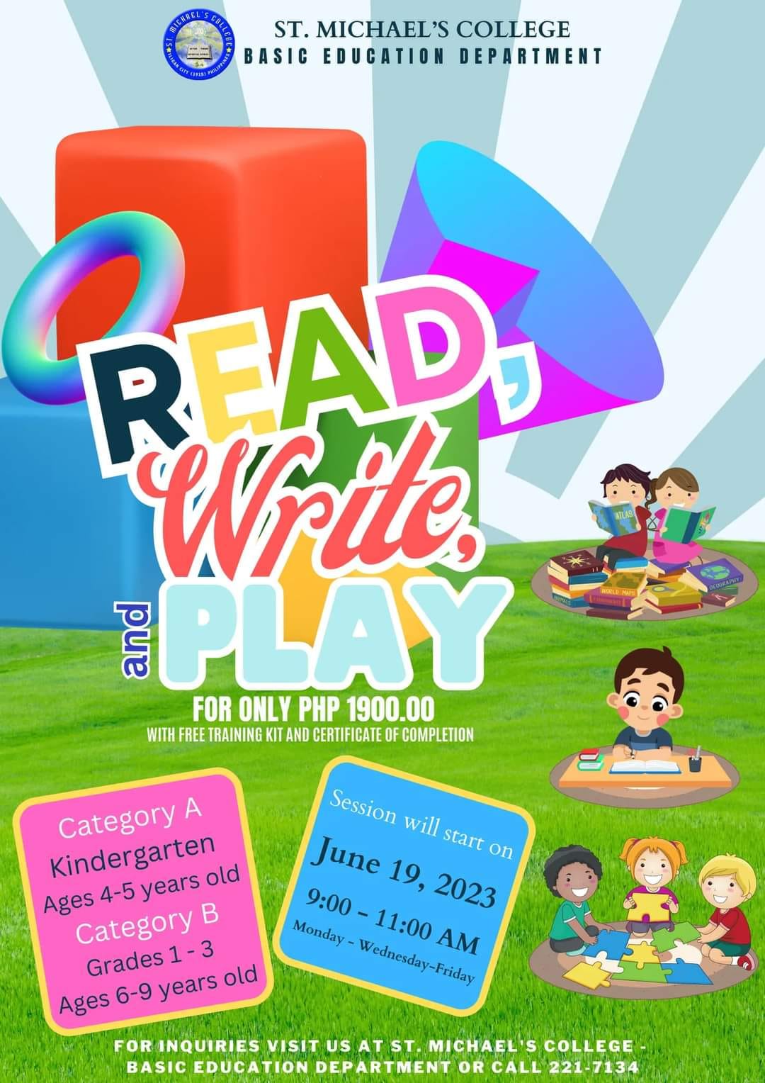 Read more about the article READ, Write, and PLAY