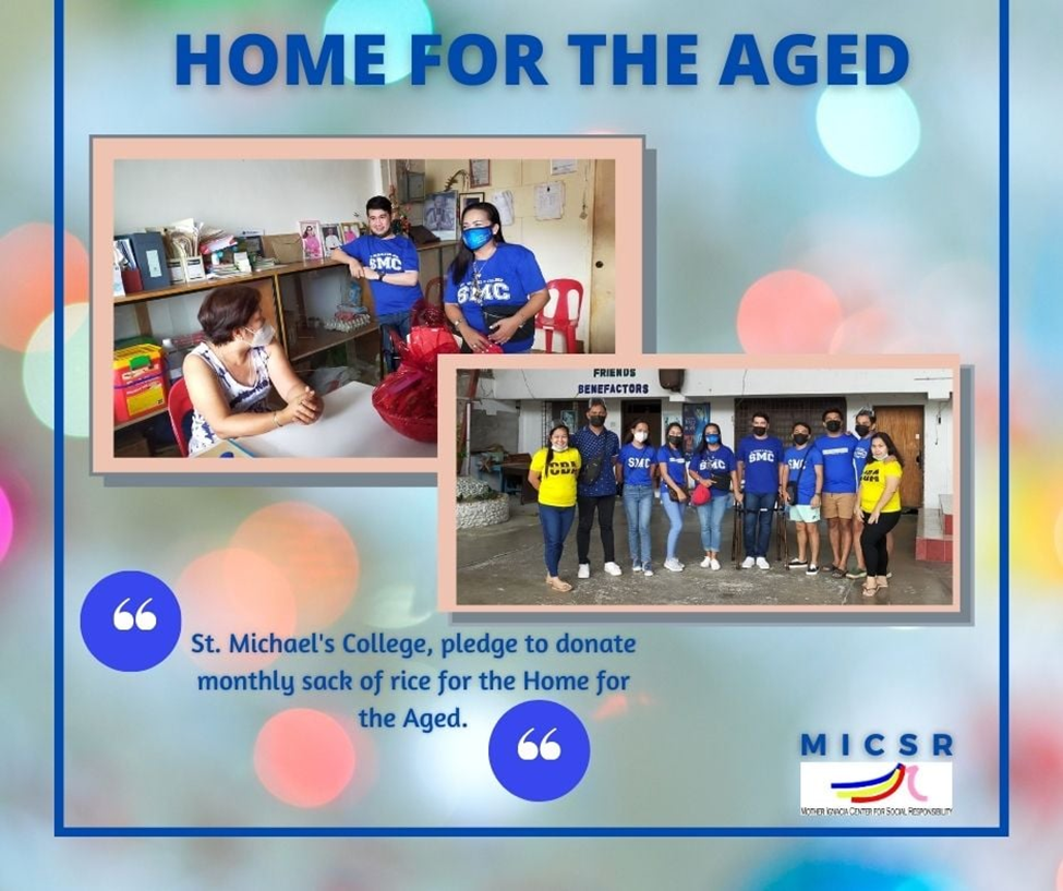 You are currently viewing SMC Iligan Extends Support to Home for the Aged